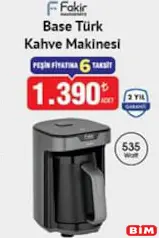 FAKİR BASE GRİ TÜRK KAHVE MAKİNESİ